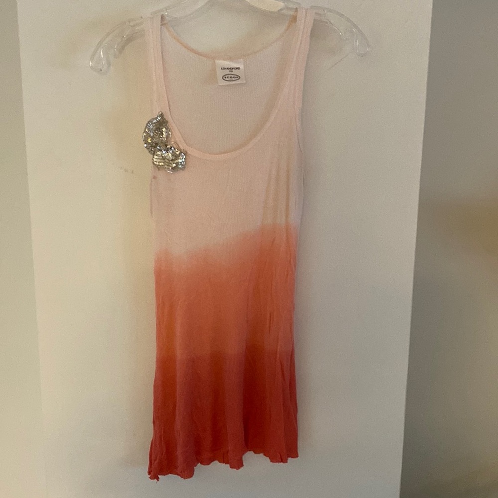 LOYANDFORD FOR SCOOP NYC tie dye butterfly sequin 4 modal ombré